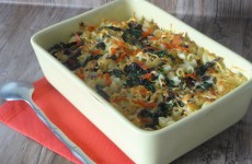 gratin de pates aux epinards et chorizo