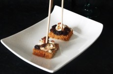 Bouchee de foie gras aux fruits sec