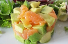 Tartare de saumon avocat
