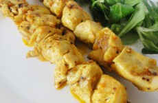Brochette de dinde au four