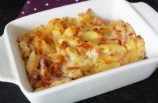 Gratin de pates aux 3 fromages