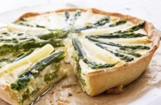 quiche aux deux asperges