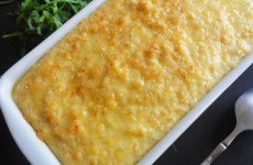 Gratin vegetarien de semoule au fromage