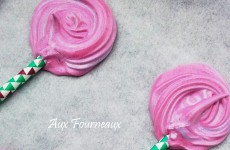 Meringues roses fete foraine