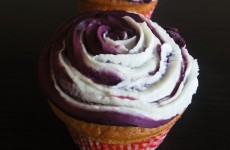 cupcake rose sans creme au beurre