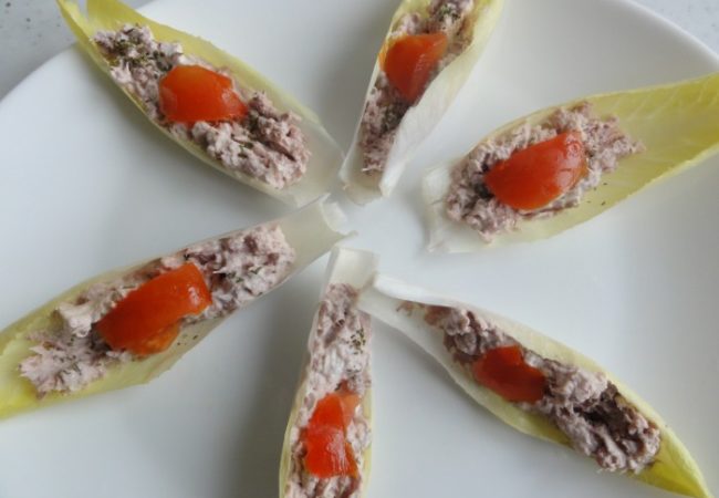 Pétales d’endives à la sardine