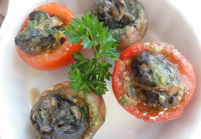 Petits farcis aux escargots