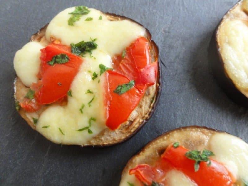 Aubergines tomates mozzarella Aux Fourneaux