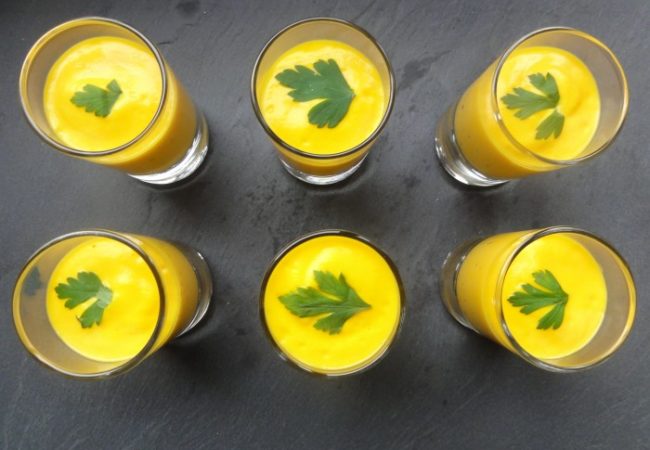 Velouté de carottes à la fleur d’oranger