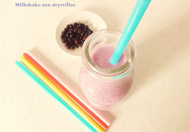 Milkshake aux myrtilles