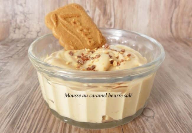 Mousse caramel au beurre salé