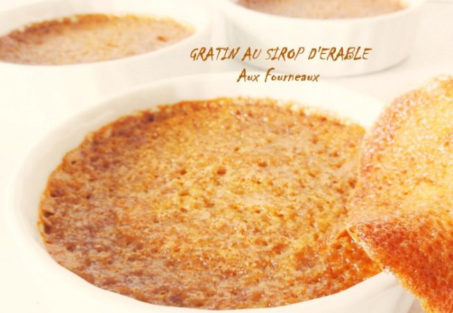 Gratin au sirop d’érable