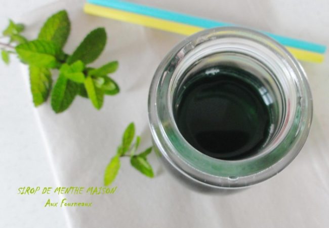 Sirop de menthe fraîche maison