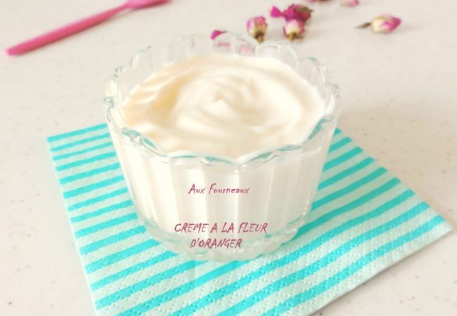 Crème à la fleur d’oranger et au miel