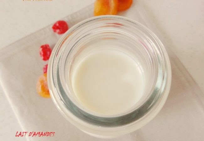 Lait d’amandes fleur d’oranger