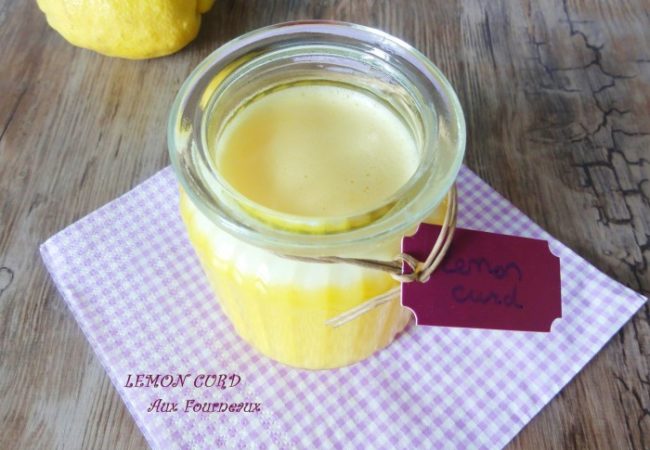 Lemon curd pour tarte au citron