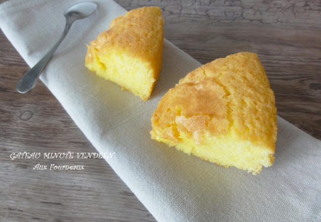 Gâteau Minute de Vendée maison