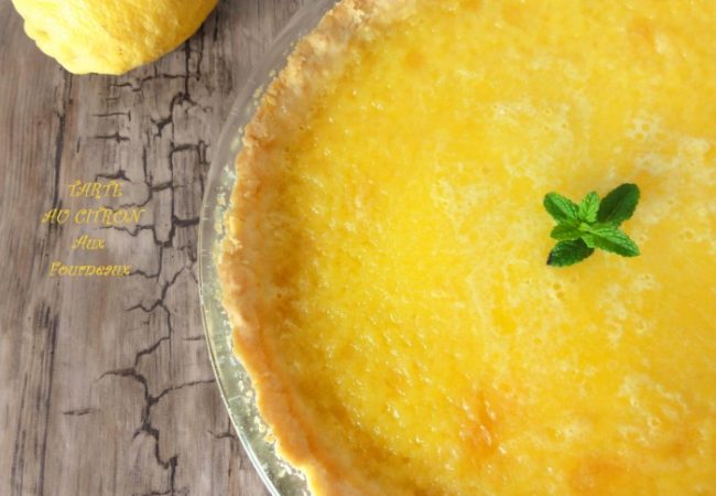 Tarte au citron sans meringue