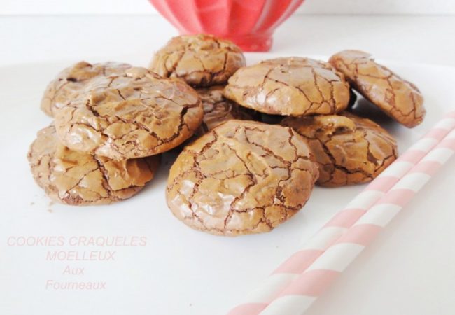 Cookies craquelés moelleux