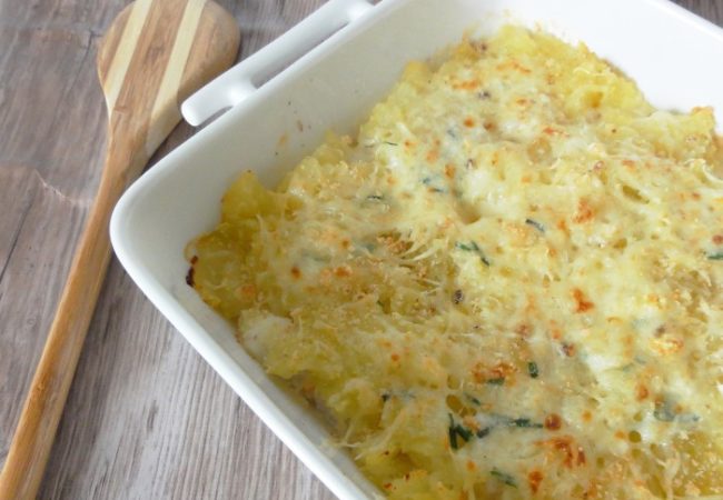 Gratin pommes de terre cabillaud