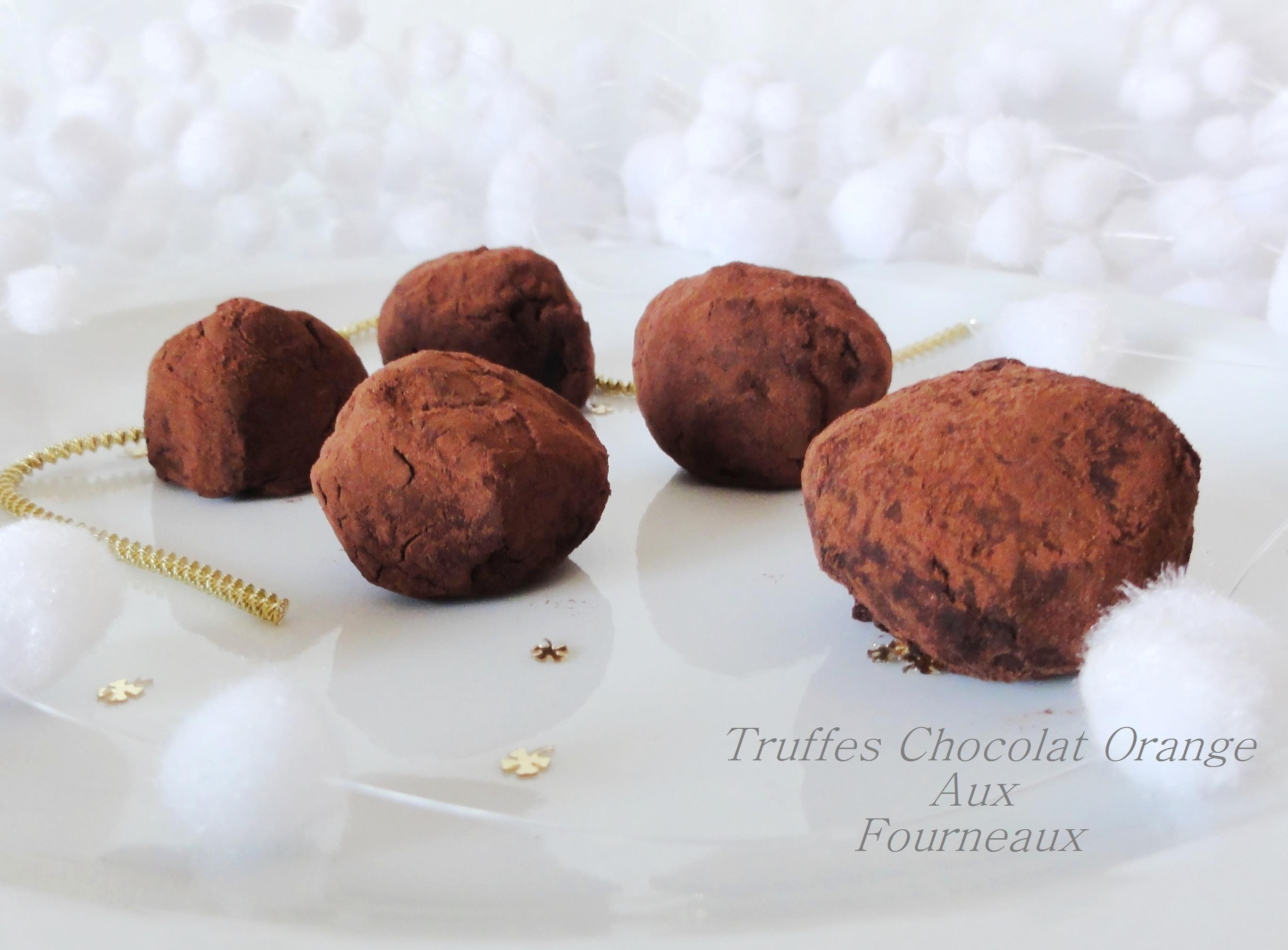 Truffes chocolat orange