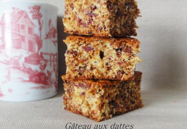 Gâteau marocain aux dattes