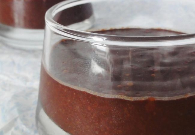 Mousse au chocolat régime