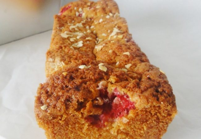 Cake vanille fraise