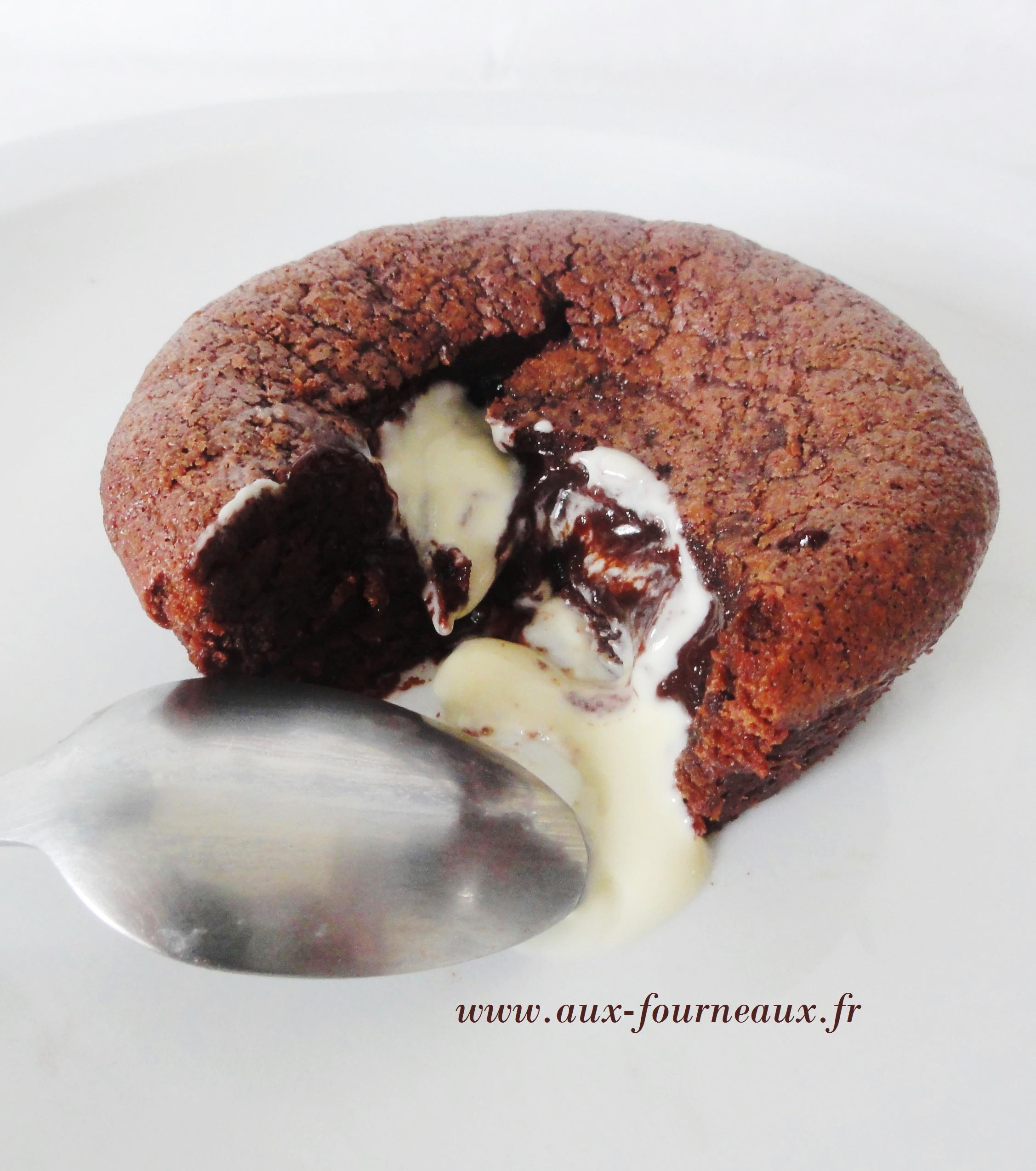 Recette Fondant au chocolat coeur coulant