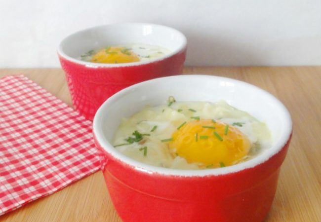 Œuf cocotte épinards à la crème