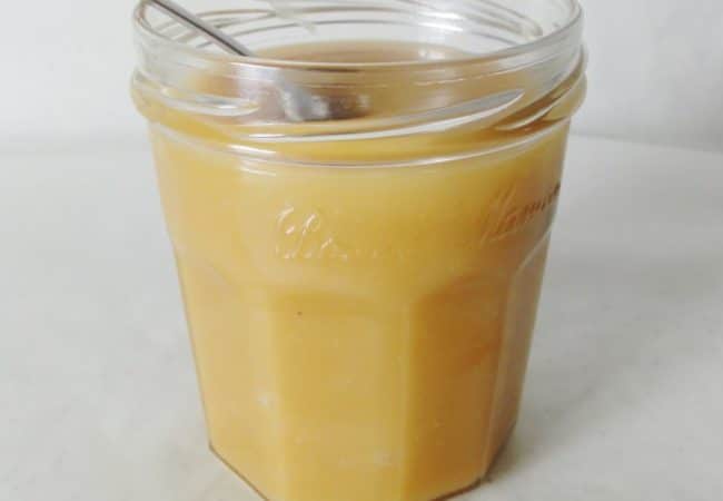 Crème liquide au caramel beurre salé