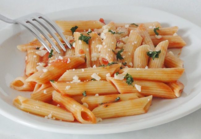 Penne rigate all’arrabbiata