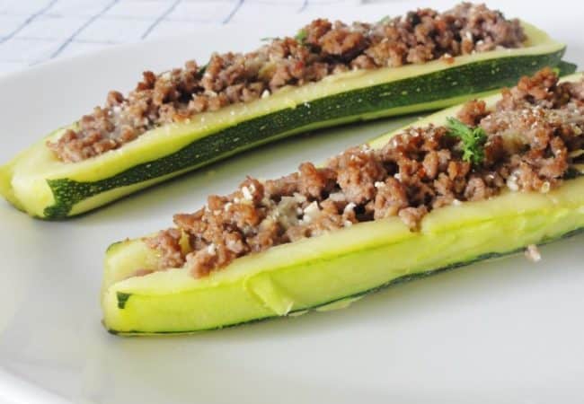 Courgettes farcies à la marocaine