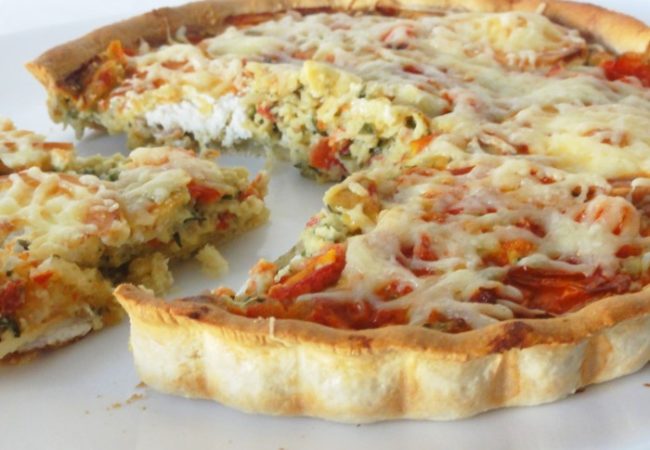 Quiche au thon et à la tomate