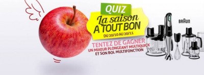 Et si les fruits et les légumes vous faisaient gagner des cadeaux ?