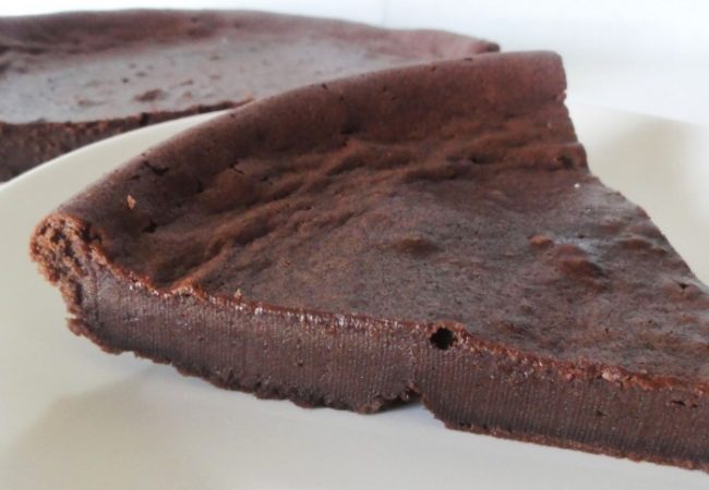 Flan-gâteau au chocolat sans beurre