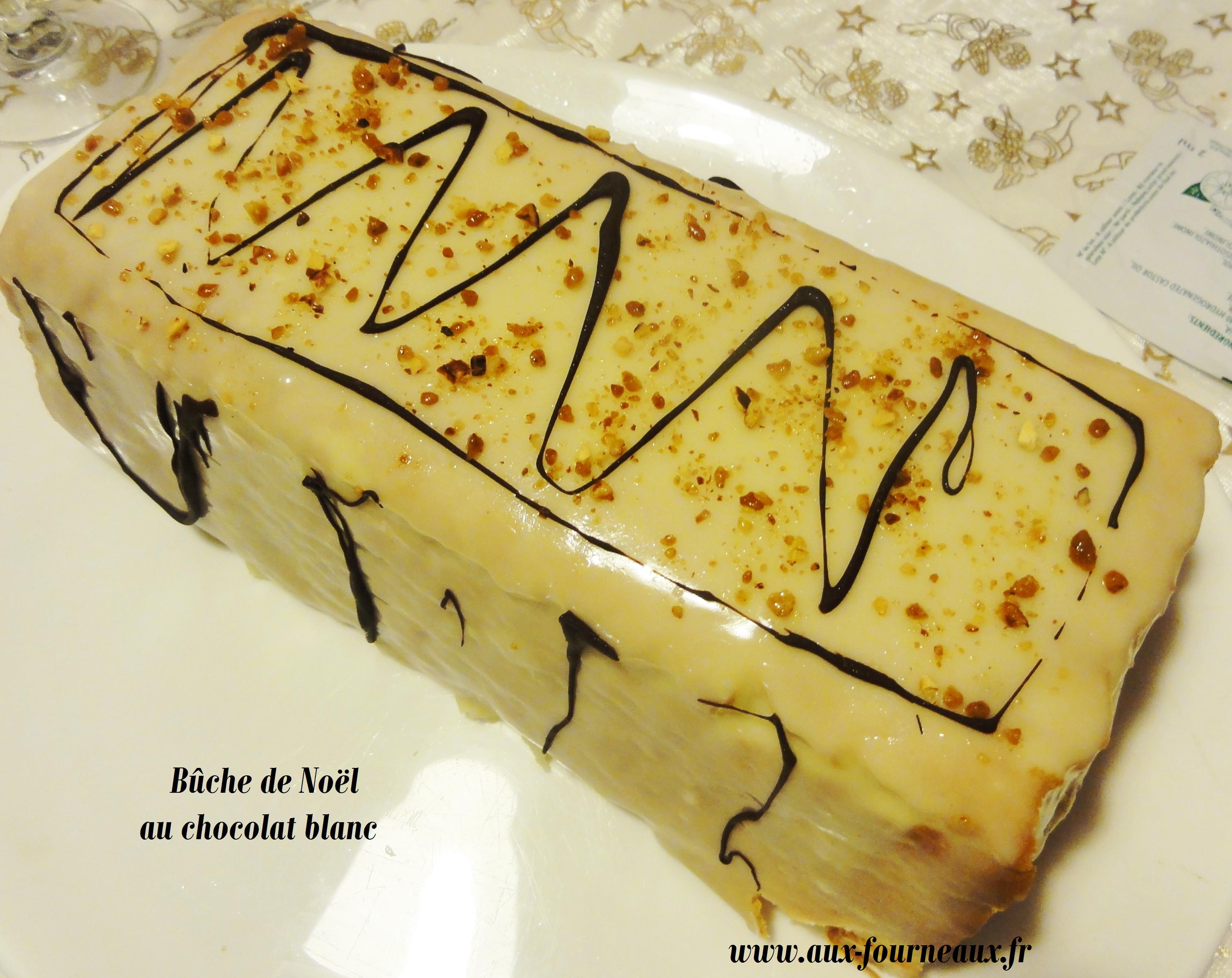 Bûche de Noel au chocolat blanc - Blog