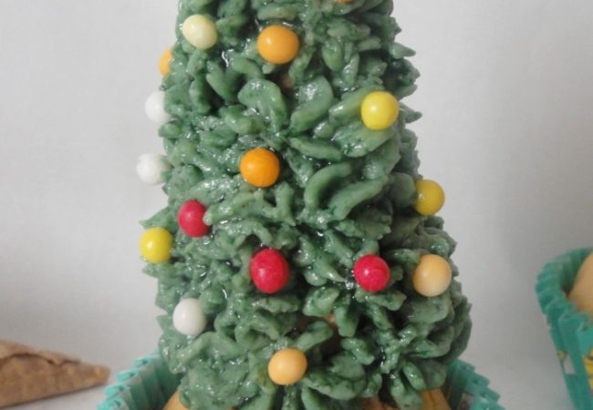 Comment faire un cupcake sapin de Noël