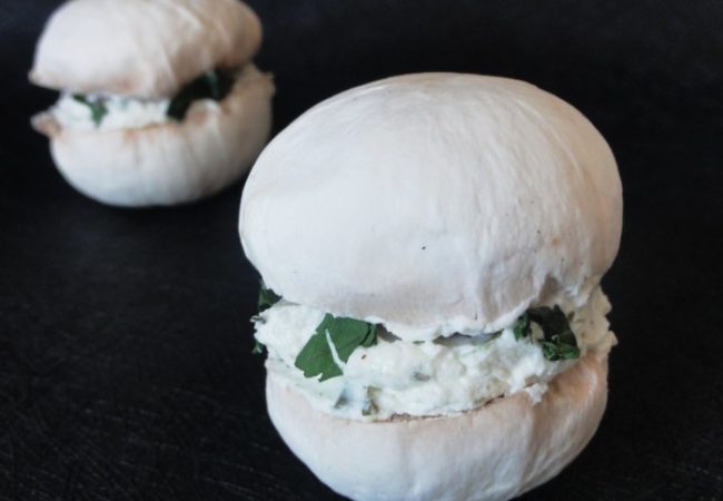 Macarons de champignons au fromage