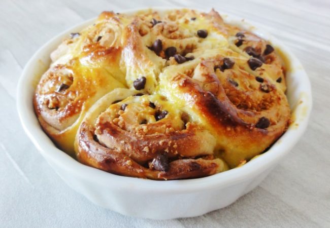 Chinois brioche roulée à la crème