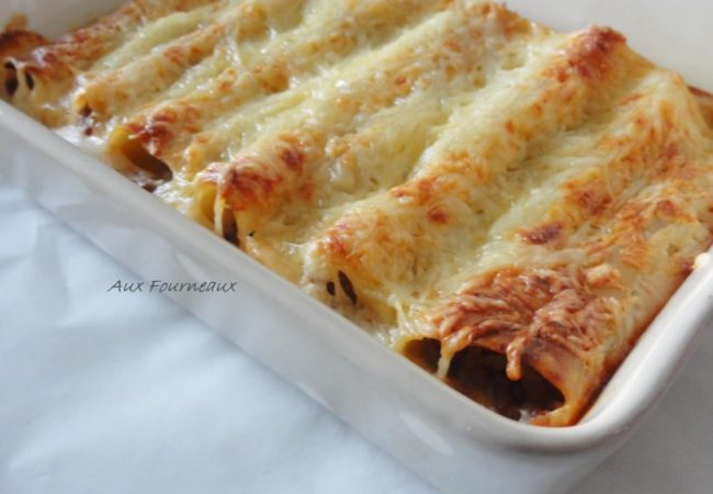 Cannelloni farci à la viande de bœuf