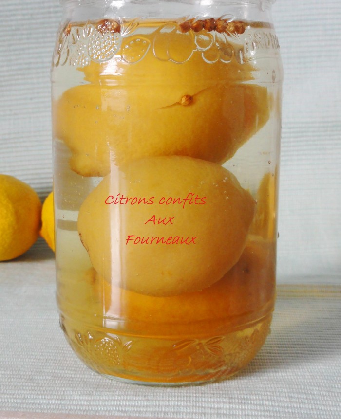 Citrons confits a la marocaine