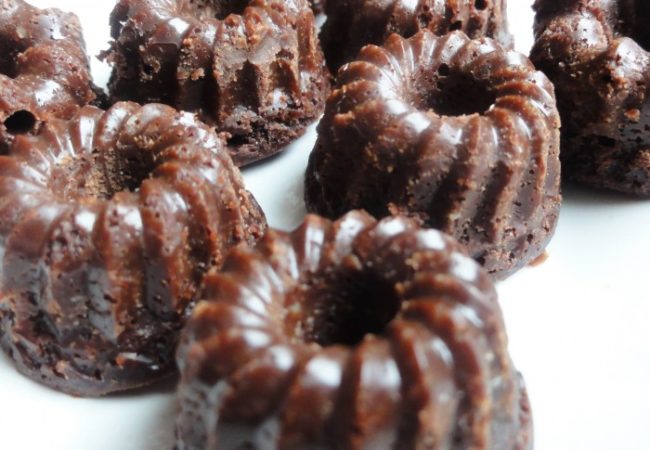 Mini cannelés version au chocolat