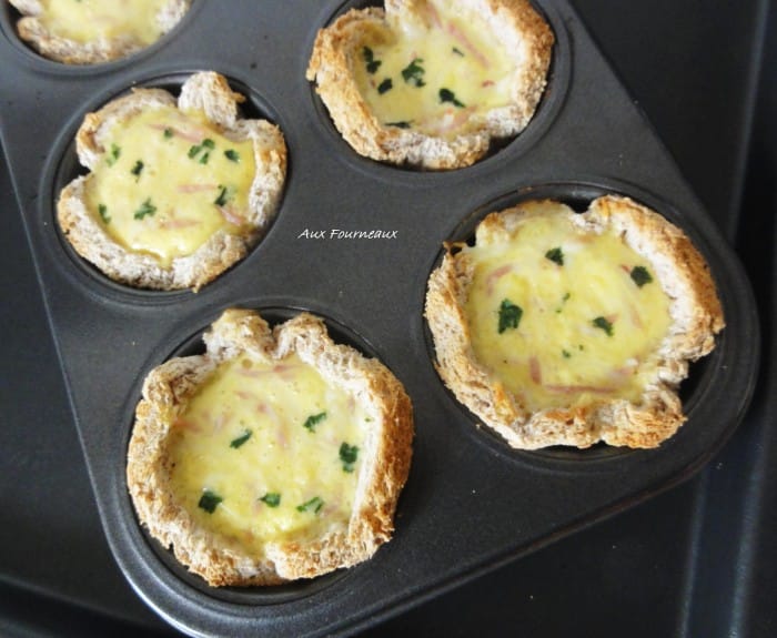 Quiche Avec Du Pain De Mie Aux Fourneaux