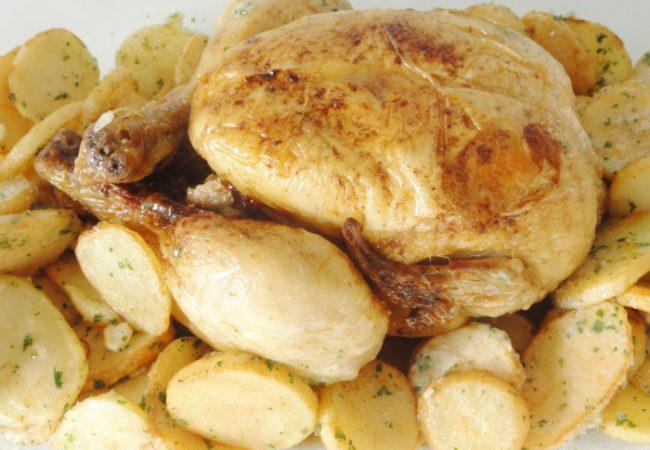 Poulet cuit à basse température