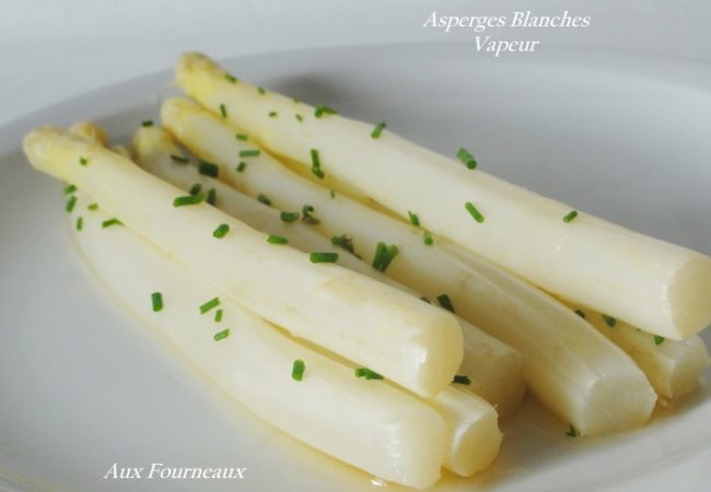 Asperges blanches vapeur