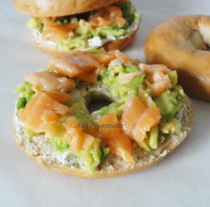 Bagel saumon avocat | Aux Fourneaux