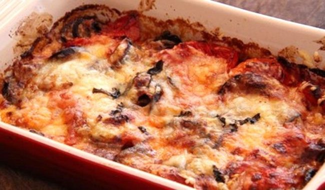 Gratin d’aubergines à l’italienne