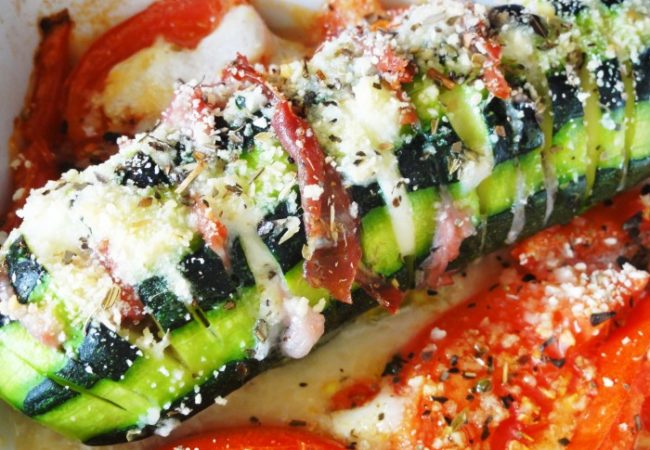 Courgette farcie à l’italienne