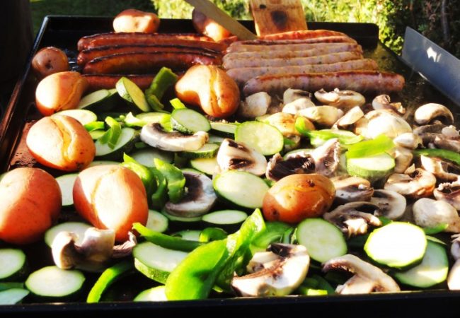 Légumes grillés à la plancha